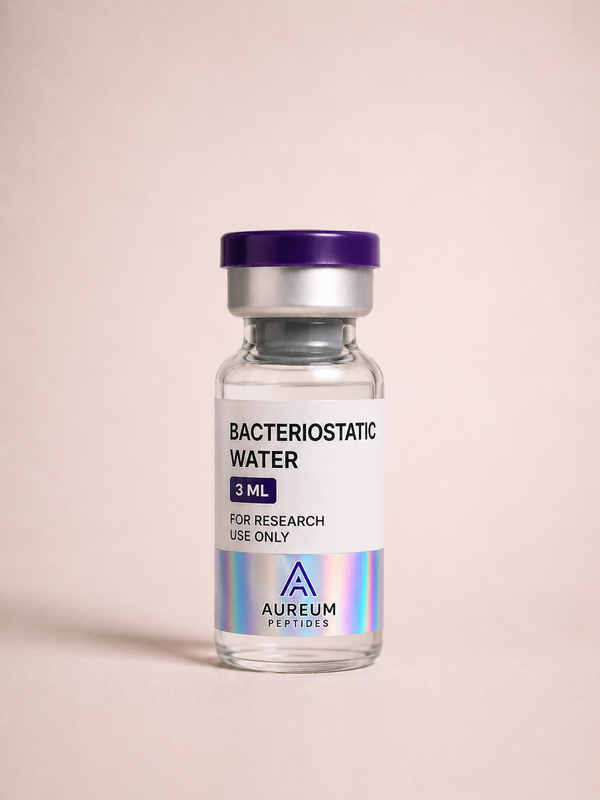 Bacteriostatisch water 3ml voor peptide reconstitutie - Aureum Peptides