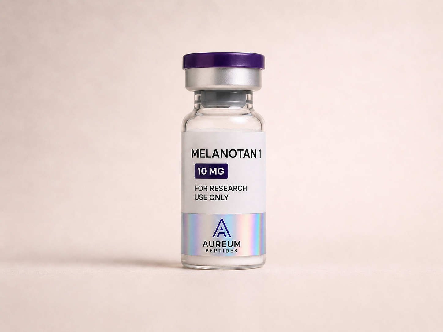 Melanotan 1 (MT-1) research peptide vial - Aureum Peptides
