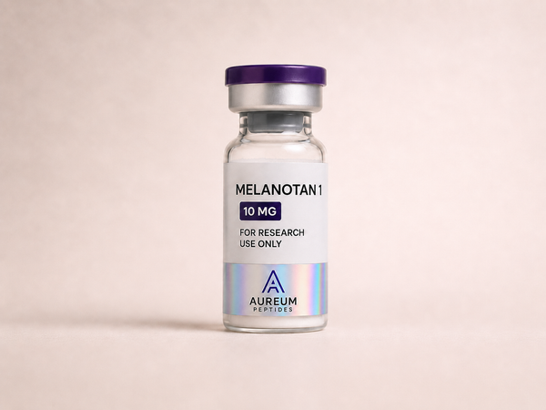 Melanotan 1 (MT-1) research peptide vial - Aureum Peptides
