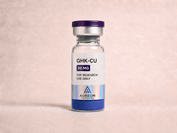 GHK-Cu 50mg koperpeptide vial - Aureum Peptides
