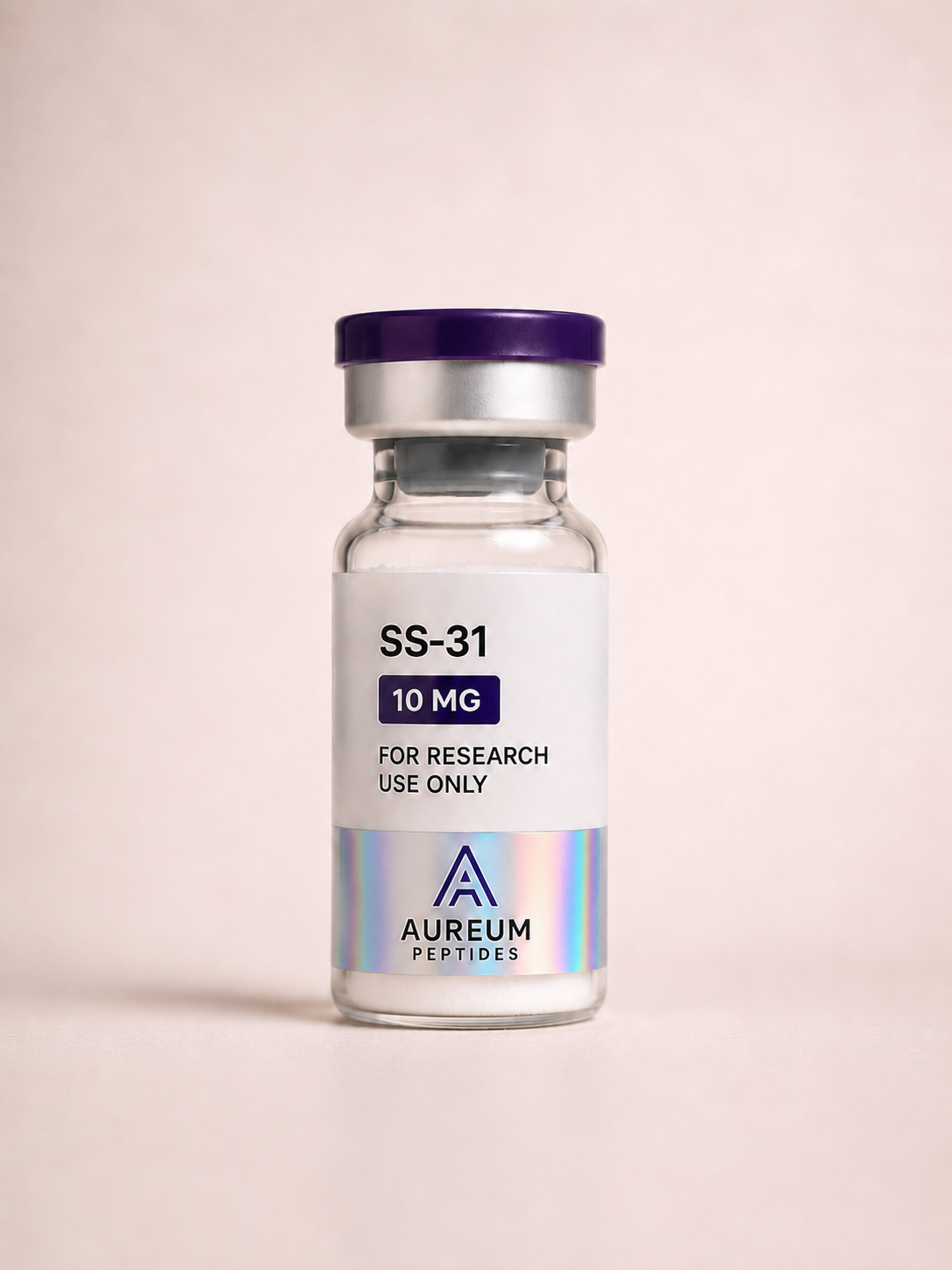 SS-31 (Elamipretide) research peptide vial - Aureum Peptides